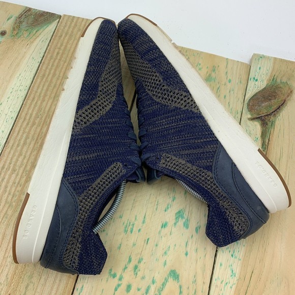 Cole Haan Mens Size 9 M Shoes Grandpro Runner Stitchlite Knit Navy Blue C27763 main image 7